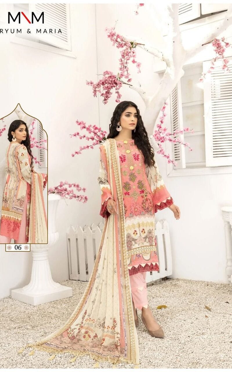 Maryum Maria Mahermah Wholesale Cotton Dress Material