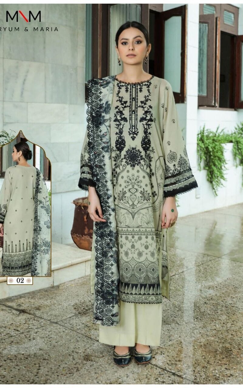 Maryum Maria Mahermah Wholesale Cotton Dress Material