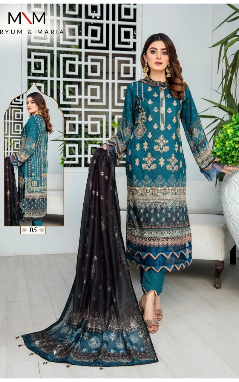 Maryum Maria Mahermah Wholesale Cotton Dress Material