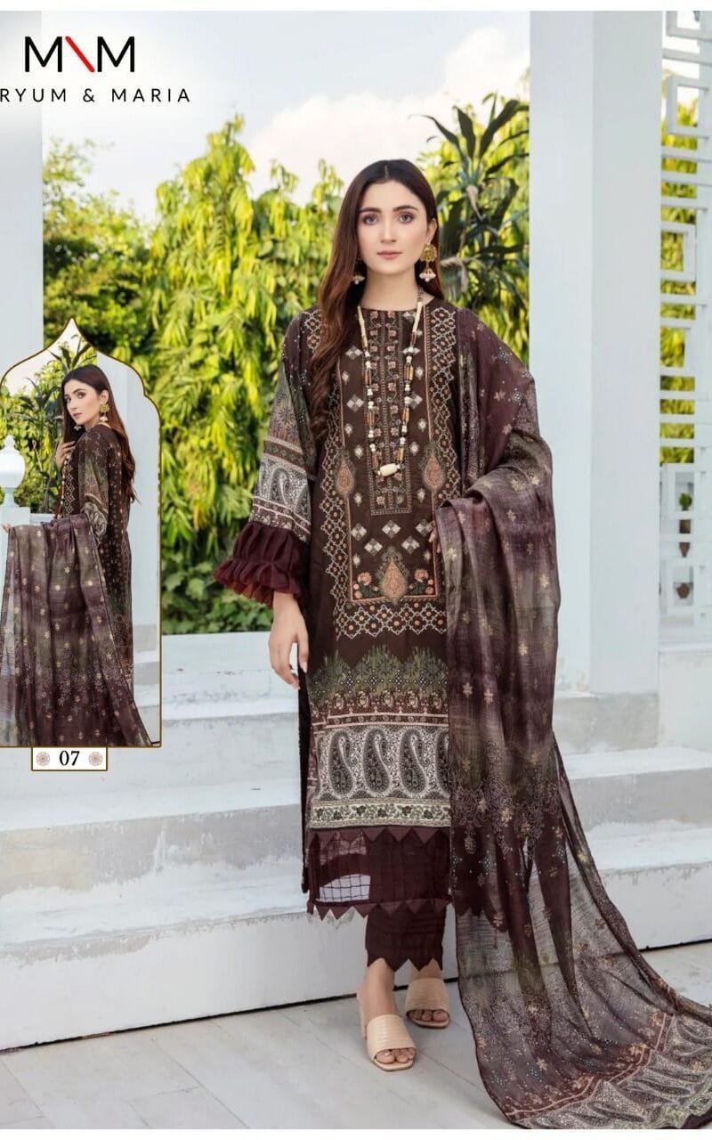 Maryum Maria Mahermah Wholesale Cotton Dress Material