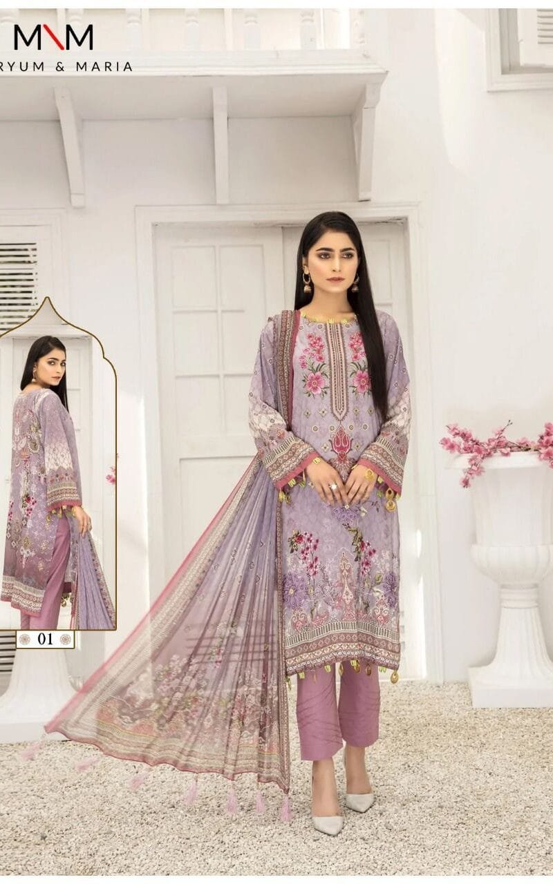 Maryum Maria Mahermah Wholesale Cotton Dress Material