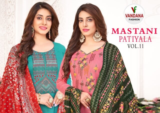 Mastani Patiyala Vol 11 Vandana Fashion Wholesale Cotton Dress Material