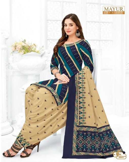 mayur khushi vol-56 Wholesale cotton printed Dress material - textiledeal.in