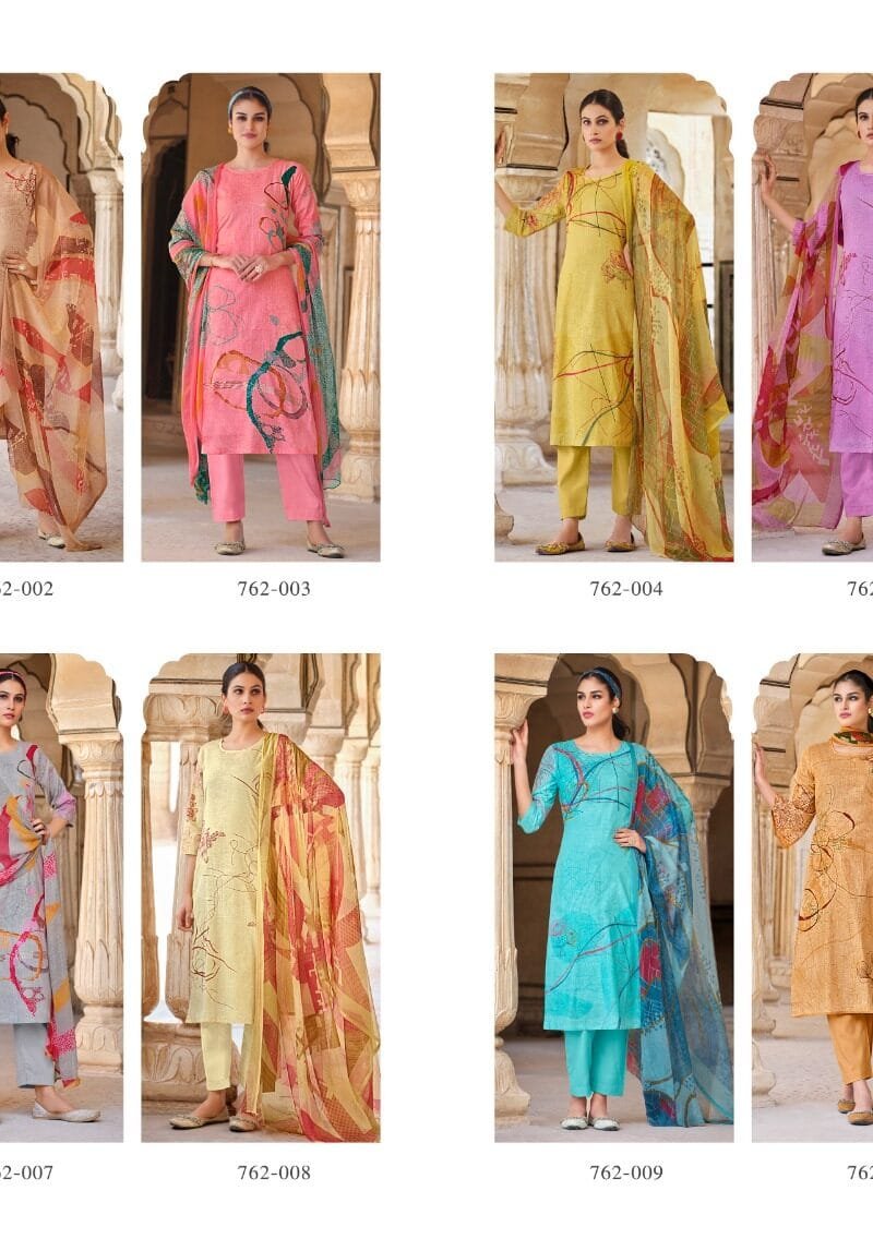 Meraki Belliza Designer Studio Wholesale Cotton Dress Material