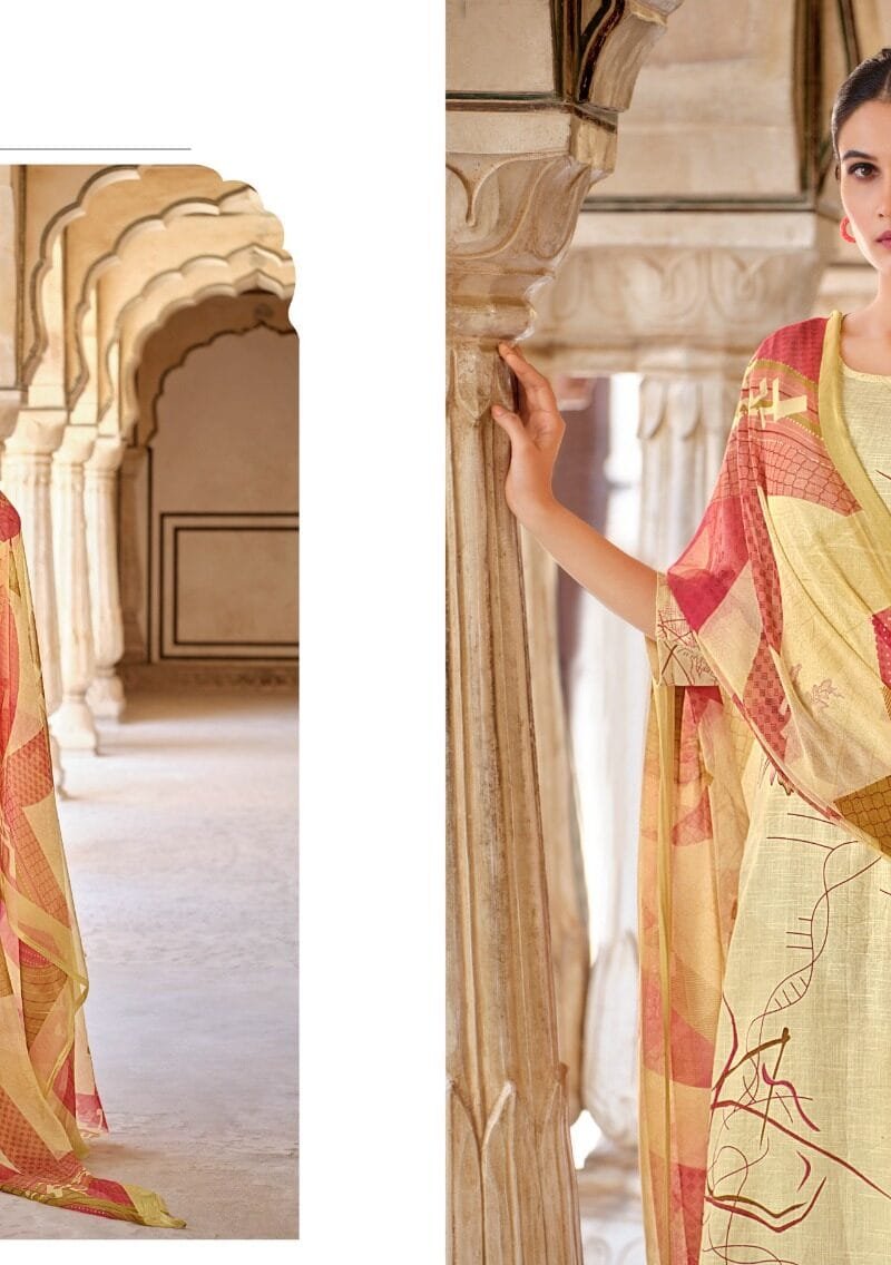 Meraki Belliza Designer Studio Wholesale Cotton Dress Material