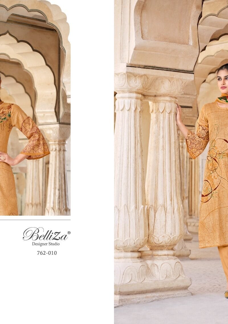 Meraki Belliza Designer Studio Wholesale Cotton Dress Material