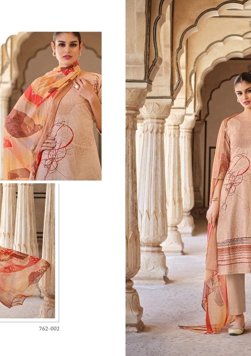Meraki Belliza Designer Studio Wholesale Cotton Dress Material