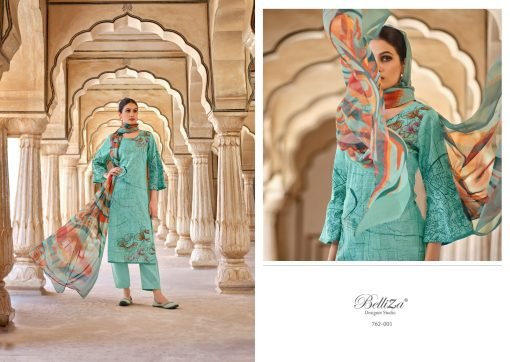Meraki Belliza Designer Studio Wholesale Cotton Dress Material