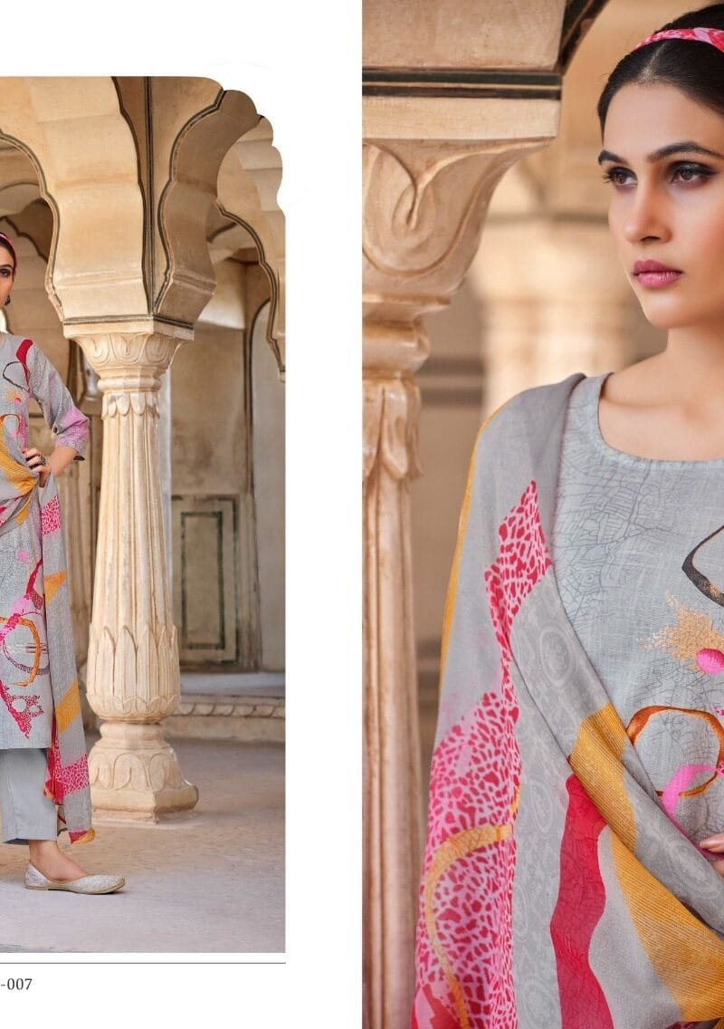 Meraki Belliza Designer Studio Wholesale Cotton Dress Material