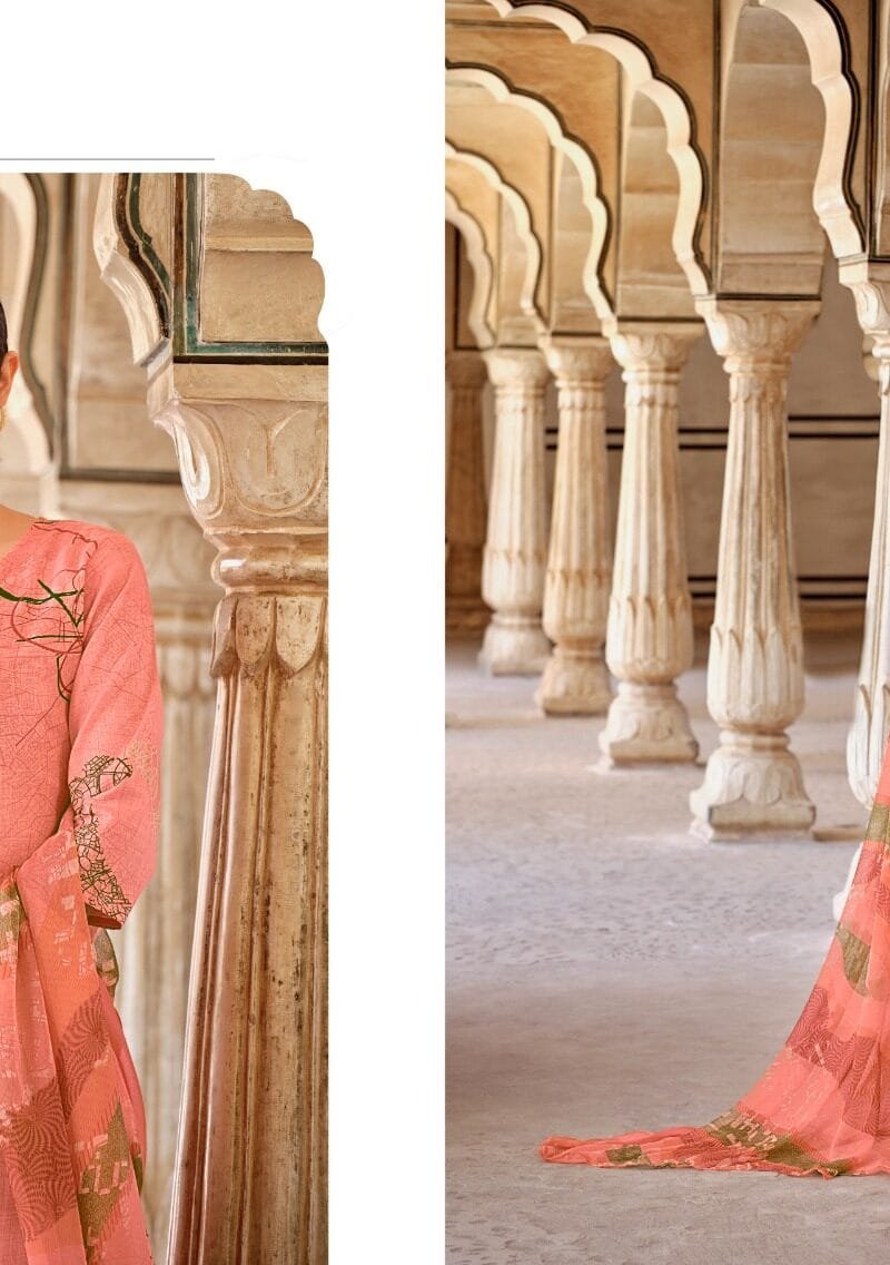 Meraki Belliza Designer Studio Wholesale Cotton Dress Material