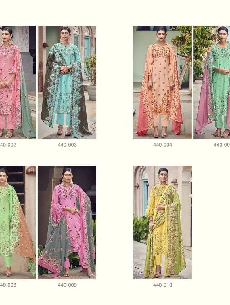 Mugdha Zulfat Designer Suits Handwork Collection