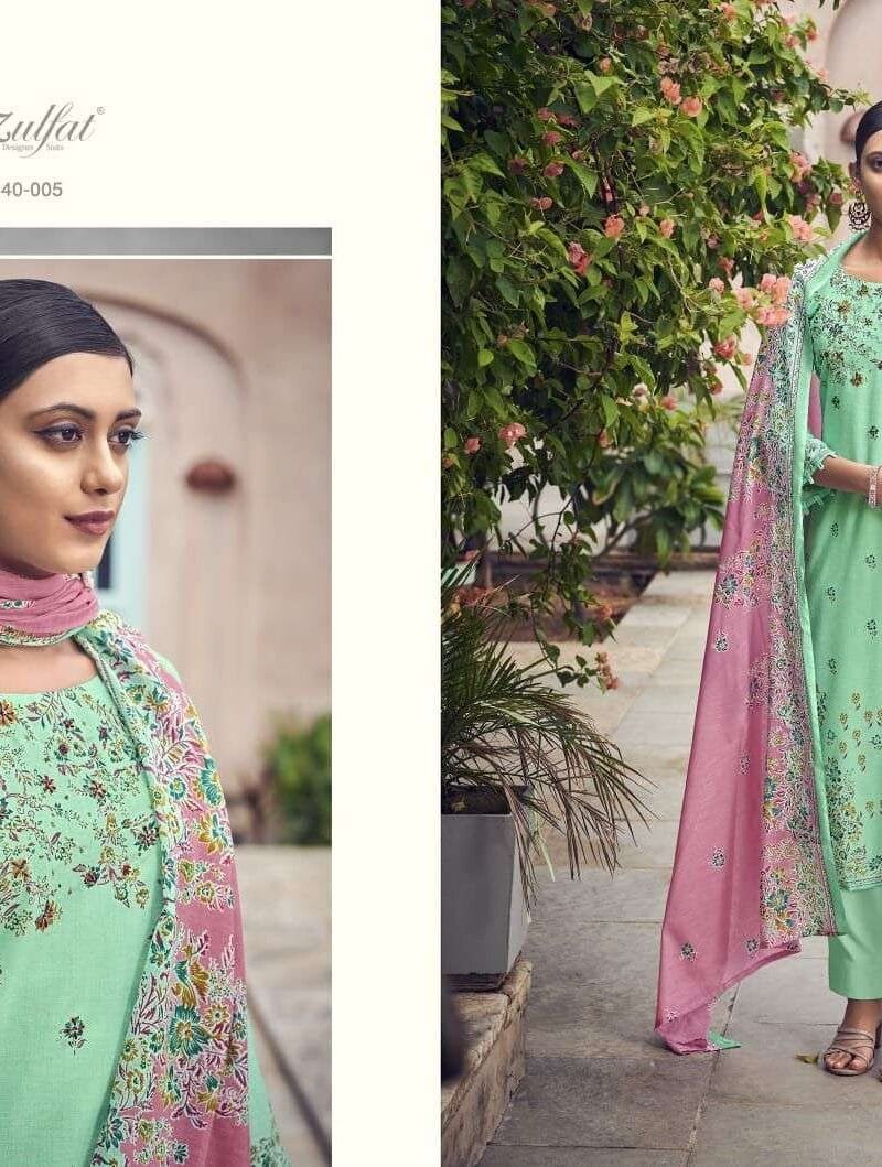 Mugdha Zulfat Designer Suits Handwork Collection