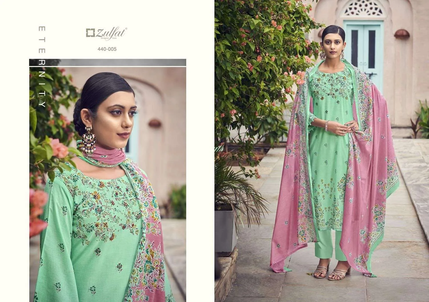 Mugdha Zulfat Designer Suits Handwork Collection