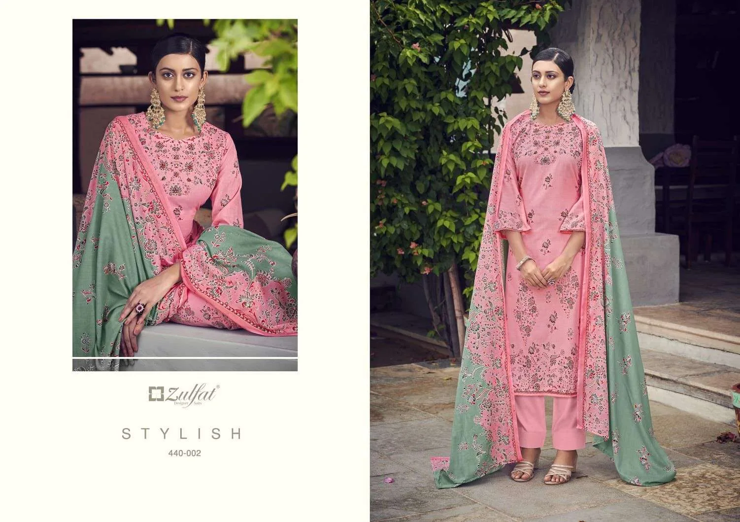 Mugdha Zulfat Designer Suits Handwork Collection