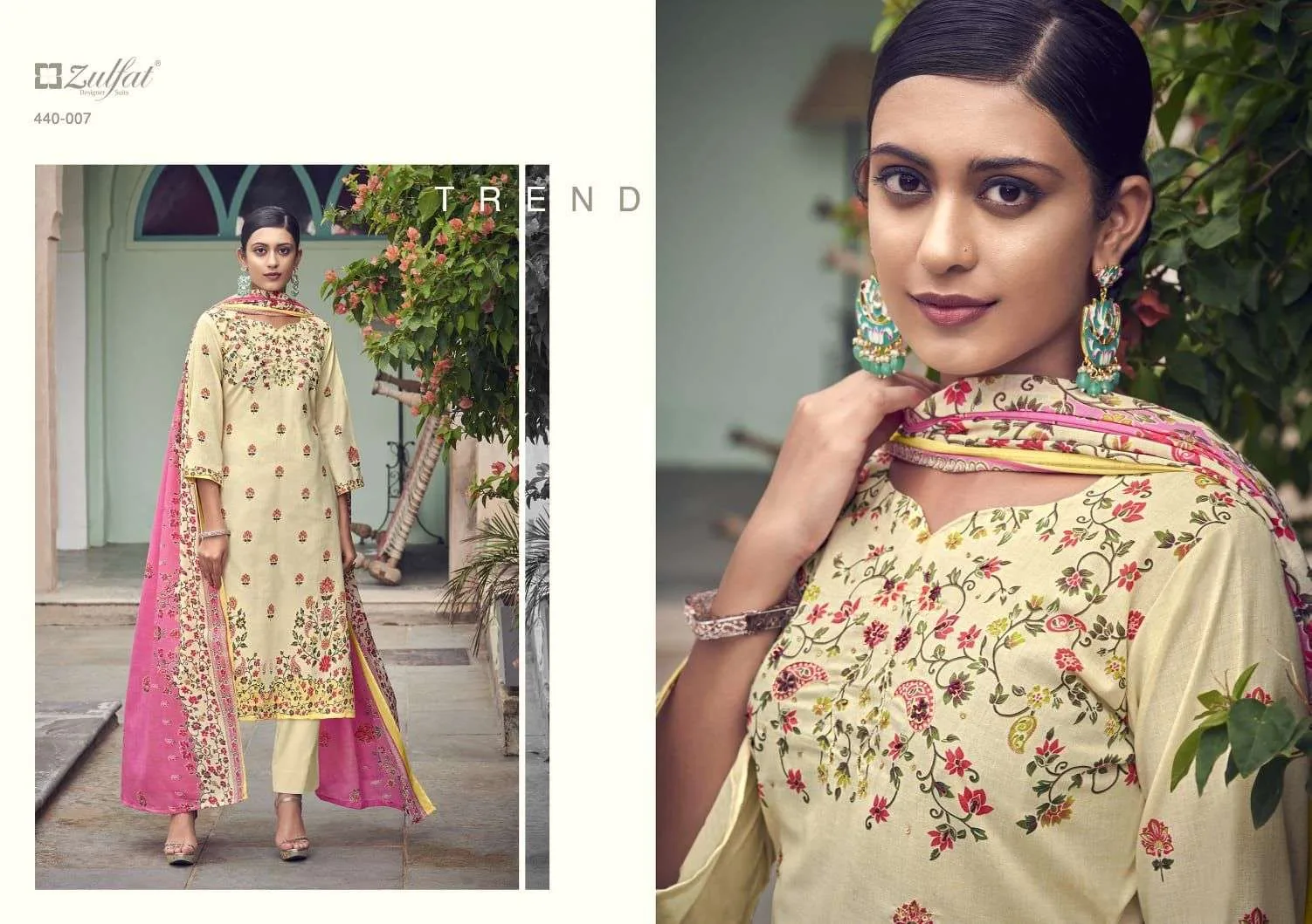 Mugdha Zulfat Designer Suits Handwork Collection