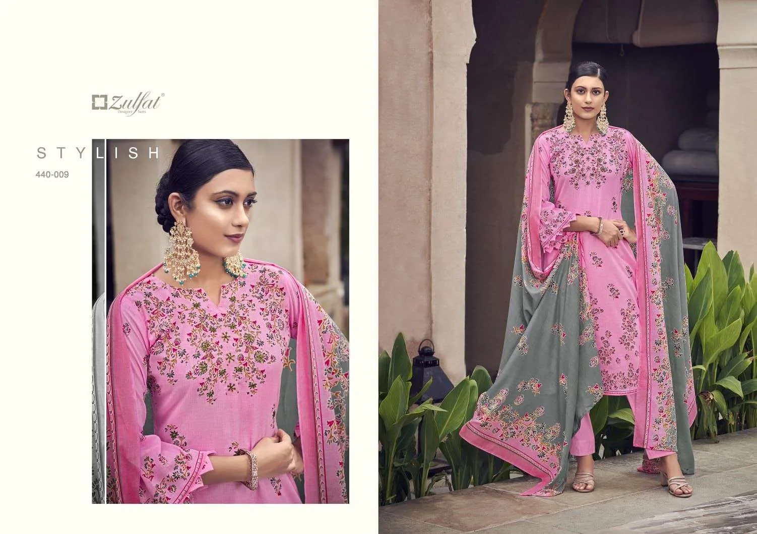 Mugdha Zulfat Designer Suits Handwork Collection