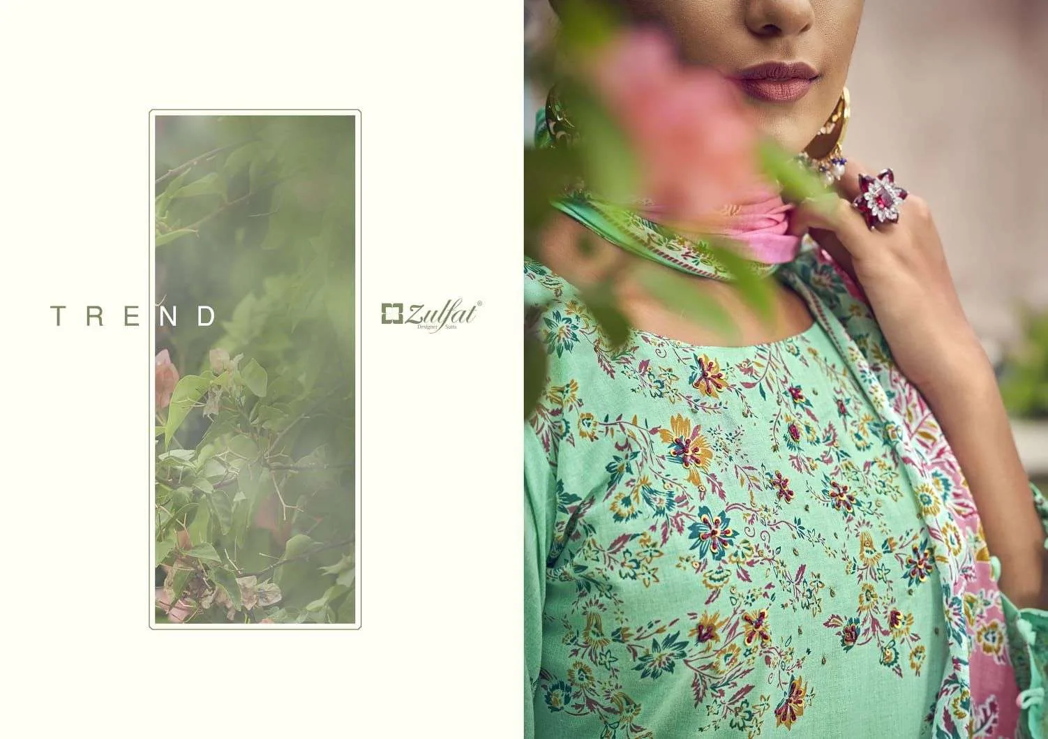 Mugdha Zulfat Designer Suits Handwork Collection