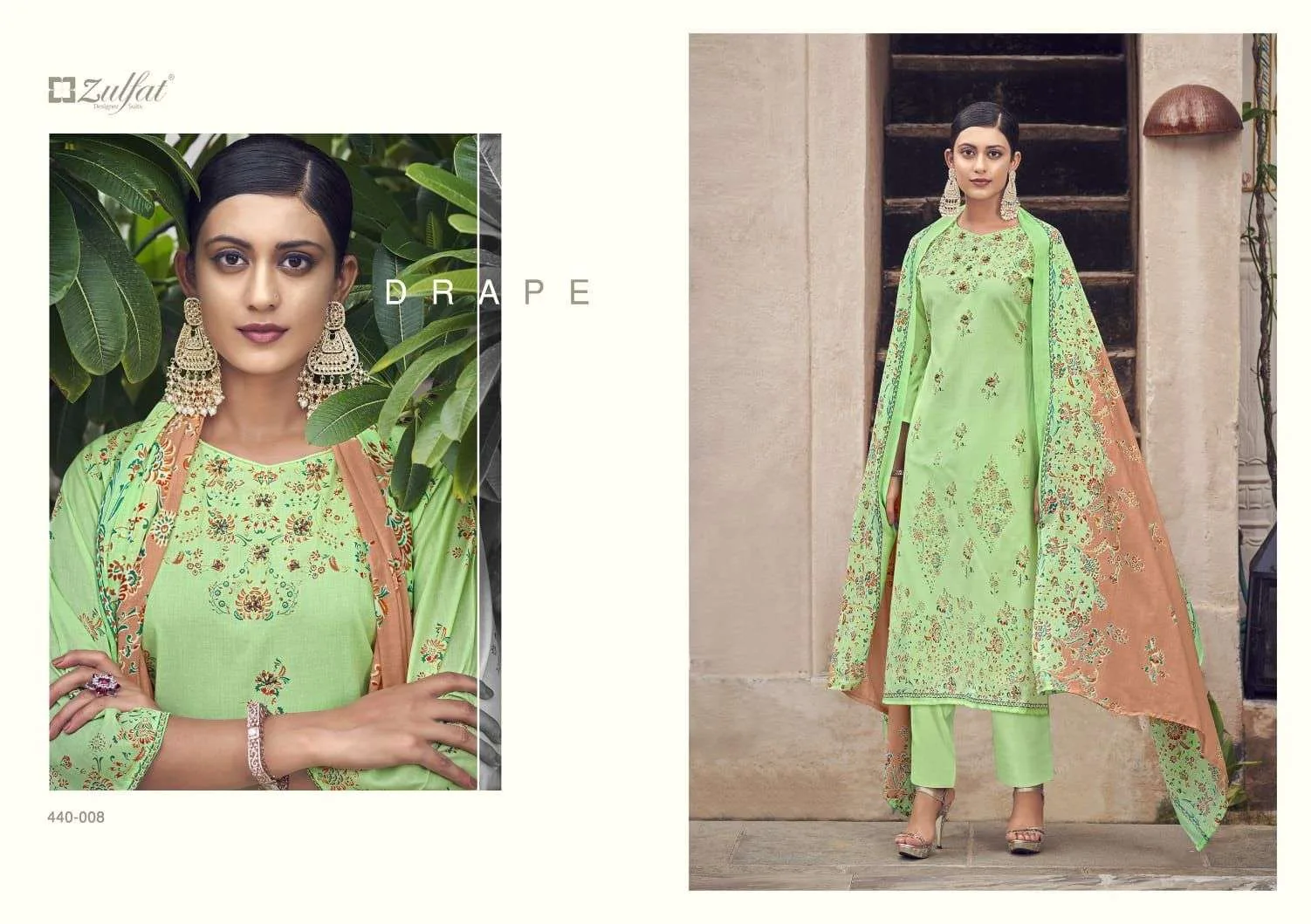 Mugdha Zulfat Designer Suits Handwork Collection