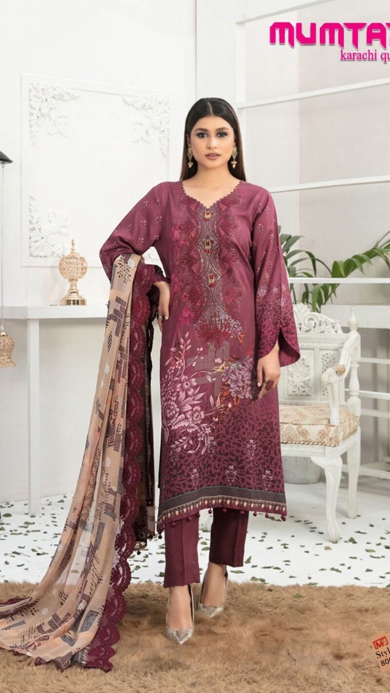 Mumtaz Karachi Vol 8 Madhav Fashion Wholesale Cotton Dress Material