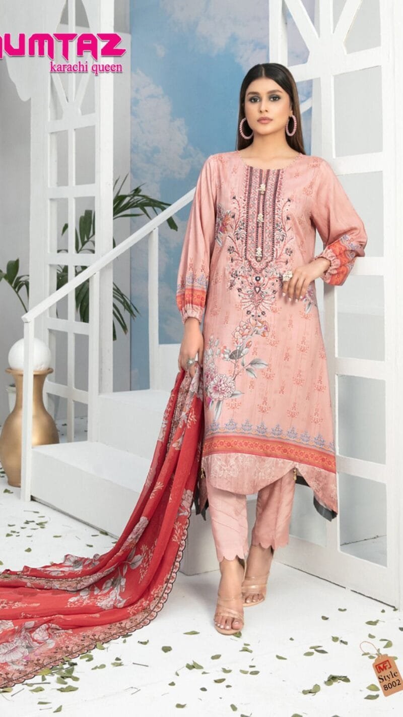Mumtaz Karachi Vol 8 Madhav Fashion Wholesale Cotton Dress Material
