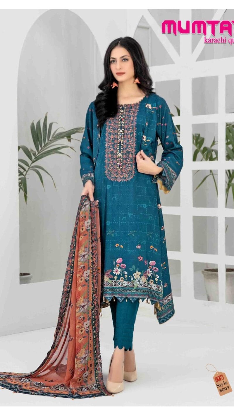 Mumtaz Karachi Vol 8 Madhav Fashion Wholesale Cotton Dress Material