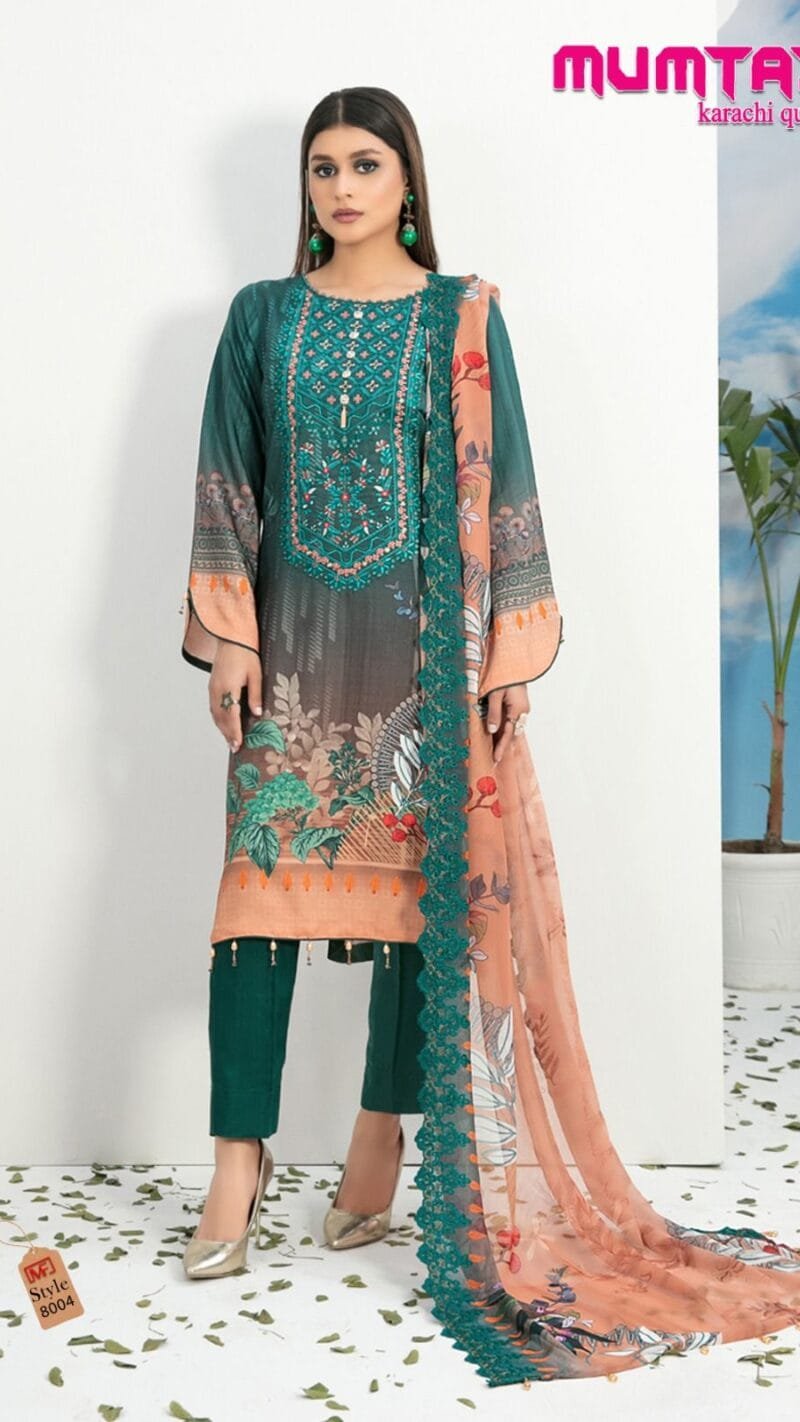 Mumtaz Karachi Vol 8 Madhav Fashion Wholesale Cotton Dress Material