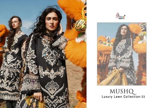Mushq Luxury Lawn Collection 2023 Shree Fab