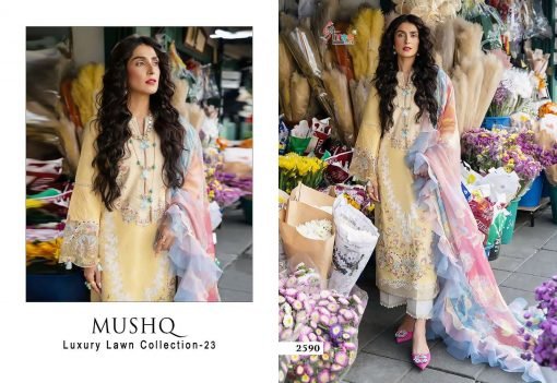 Mushq Luxury Lawn Collection 2023 Shree Fab