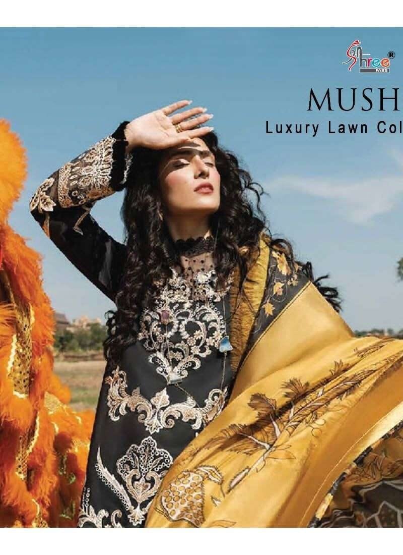 Mushq Luxury Lawn Collection 2023 Shree Fab