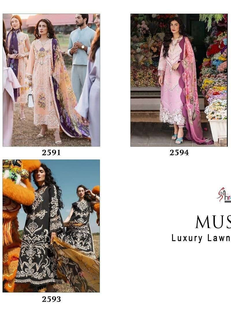 Mushq Luxury Lawn Collection 2023 Shree Fab
