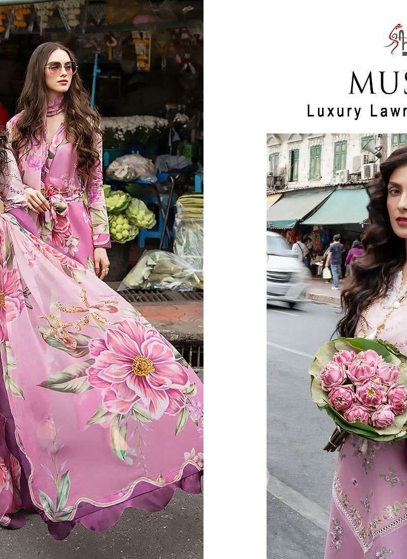 Mushq Luxury Lawn Collection 2023 Shree Fab