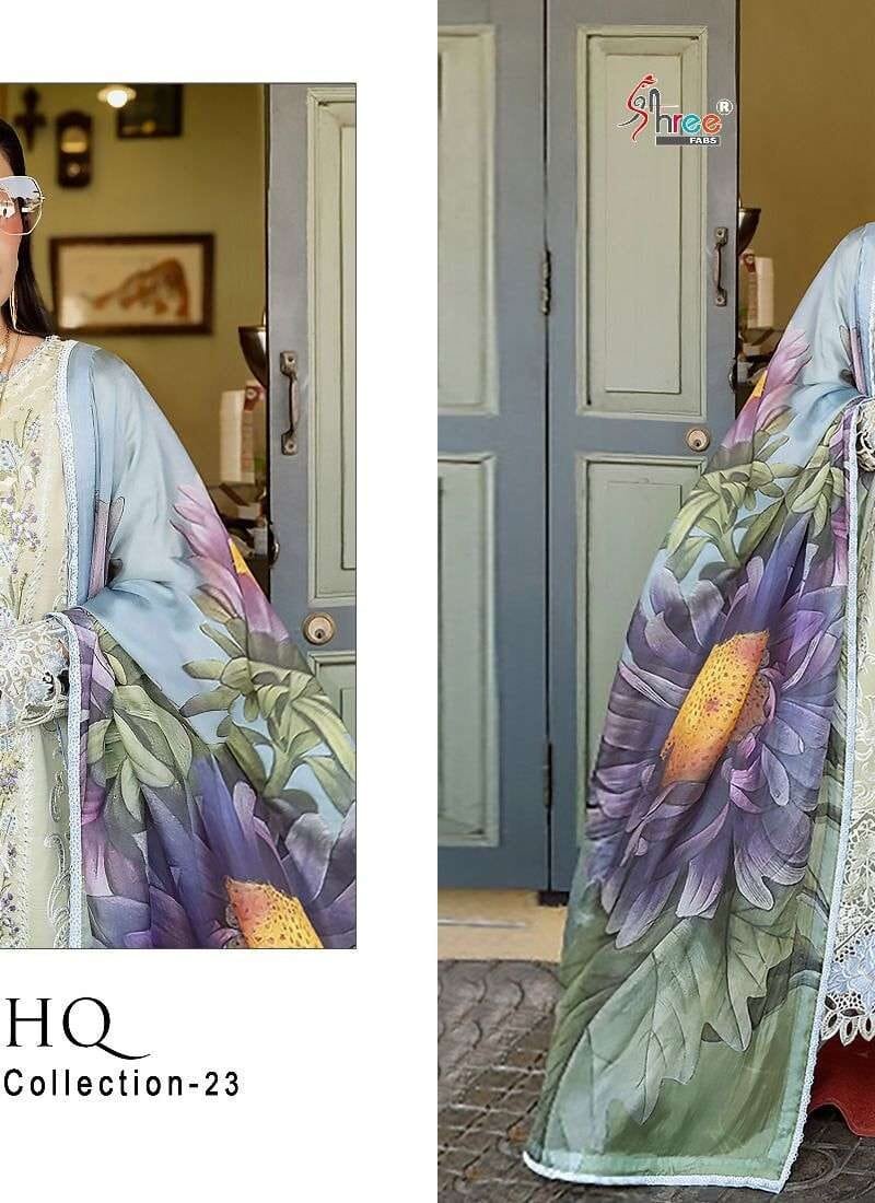 Mushq Luxury Lawn Collection 2023 Shree Fab
