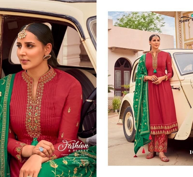 Mutiyar Your Choice Long Peplum With Heavy Dupatta
