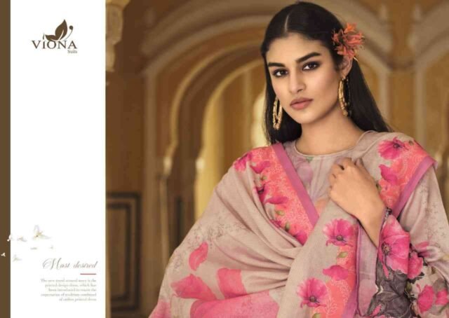 Naazma Viona Suits Mulmul Cotton Digital Printed