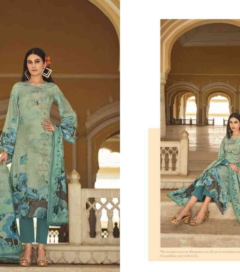 Naazma Viona Suits Mulmul Cotton Digital Printed