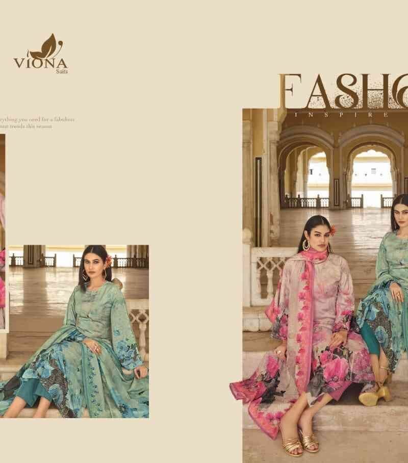 Naazma Viona Suits Mulmul Cotton Digital Printed