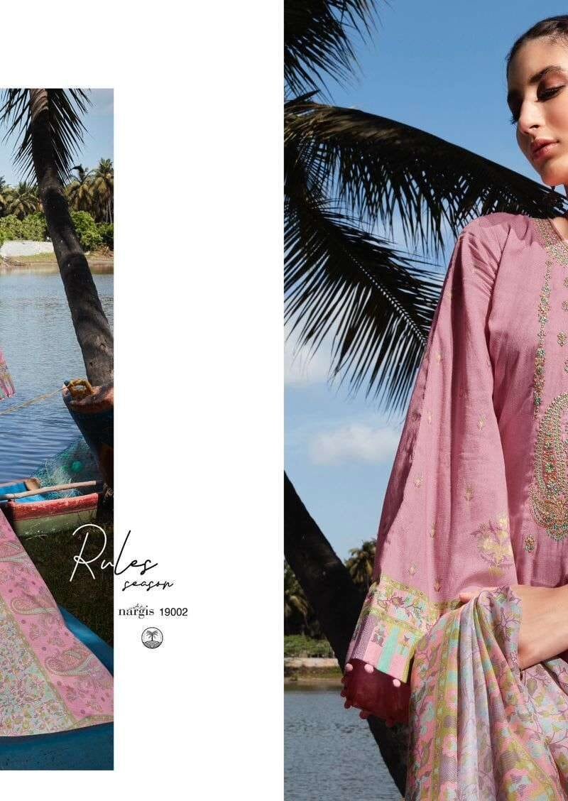 Nargis Mumtaz Arts Pure Lawn Camric Wholesale Dress Material