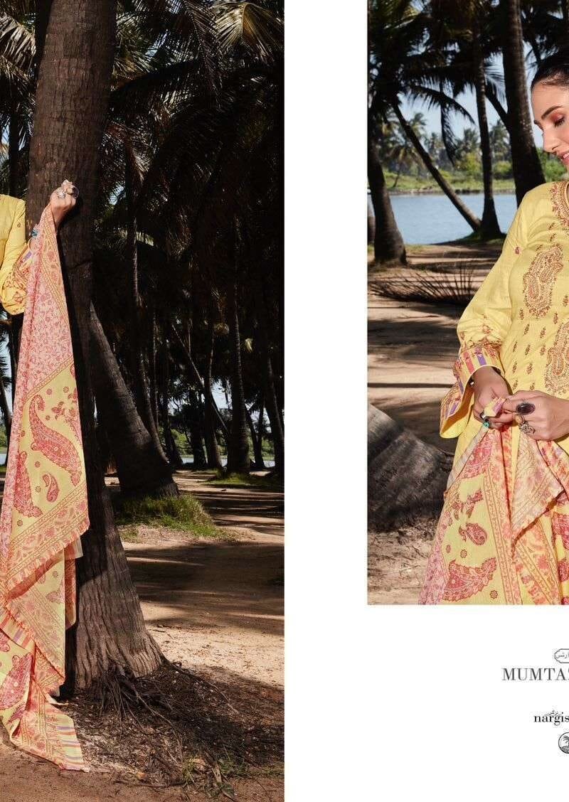 Nargis Mumtaz Arts Pure Lawn Camric Wholesale Dress Material