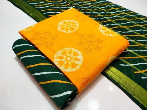 Nemi Wax Batik Leriyu With Work Vol 7 Wholesale Cotton Dress Material