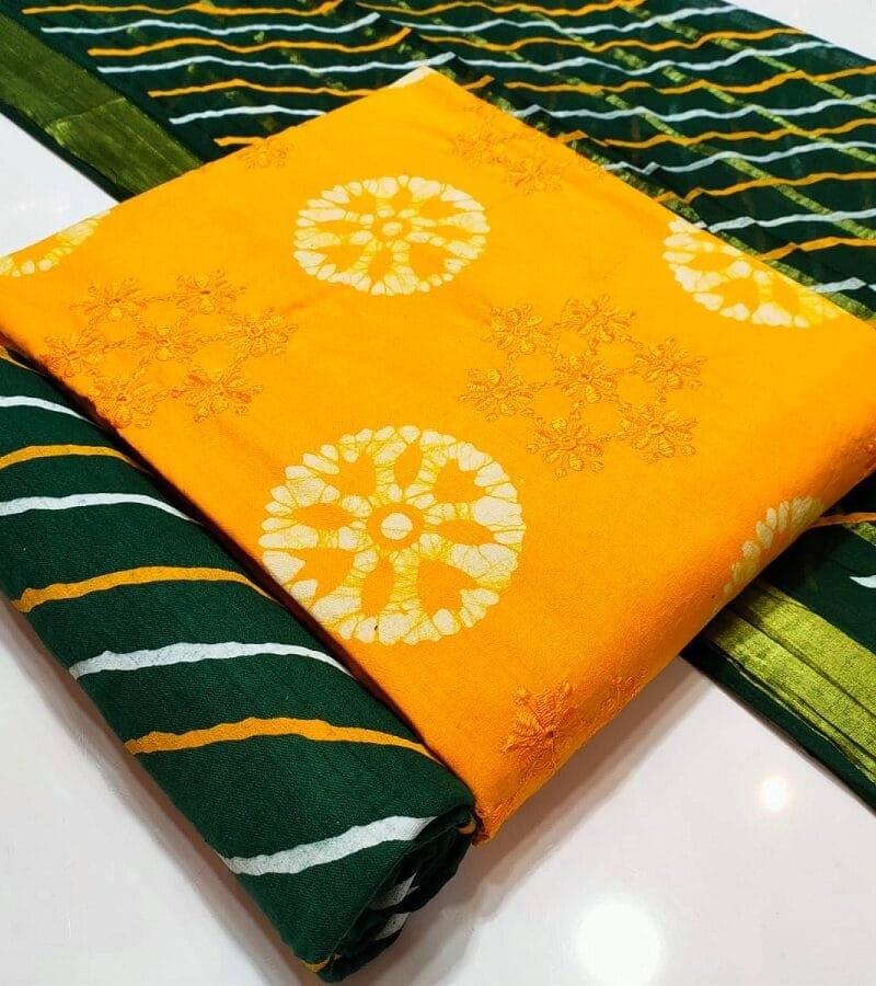 Nemi Wax Batik Leriyu With Work Vol 7 Wholesale Cotton Dress Material