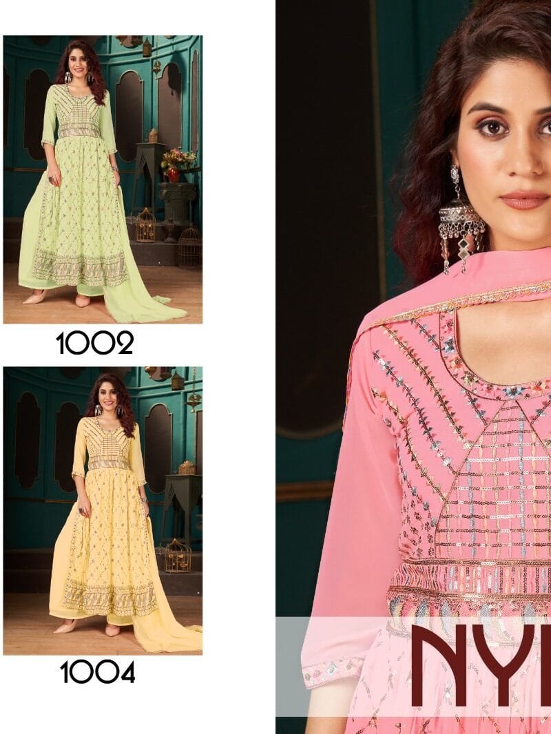 Nykaa Naayra Cut Balaji Designer Wholesale Salwar Kameez