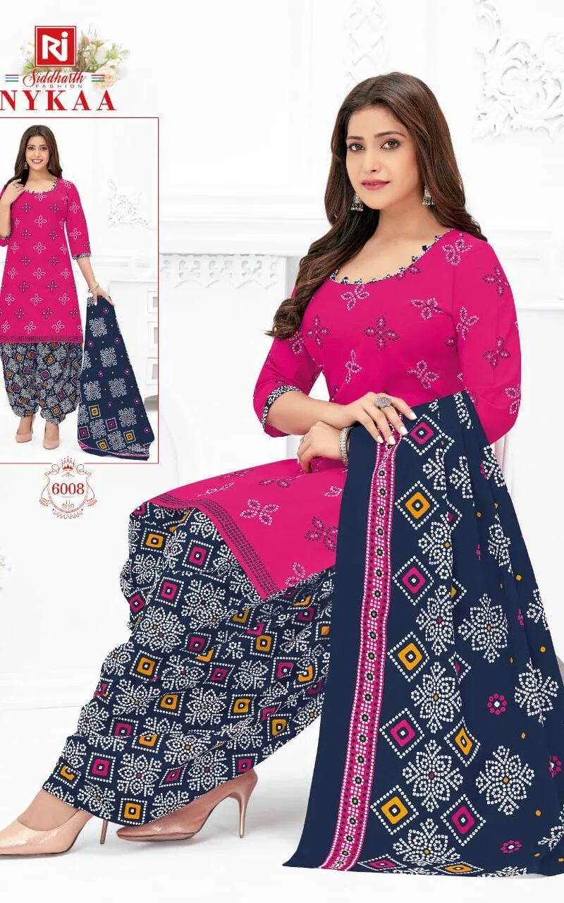 Nykaa Vol 6 Siddharth Wholesale Cotton Dress Material