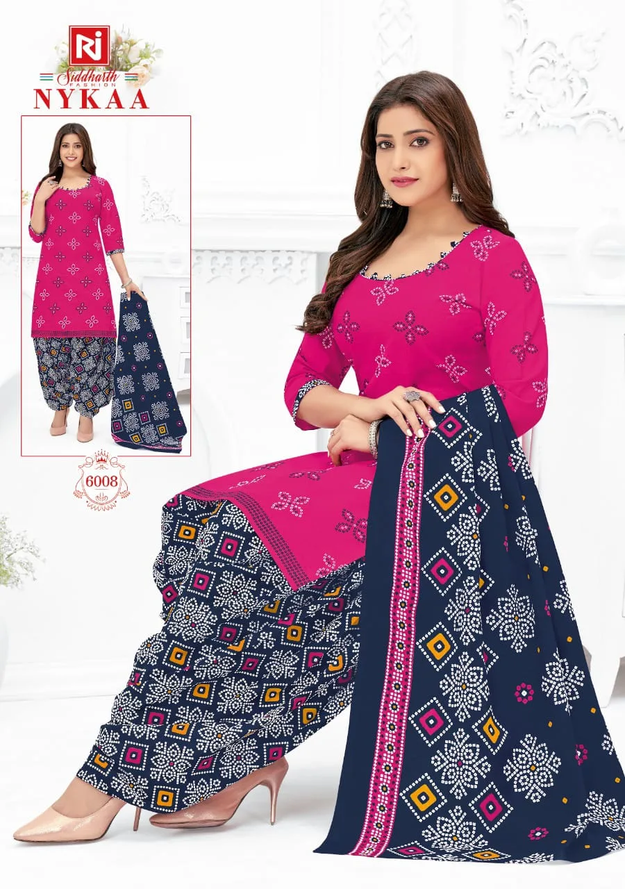 Nykaa Vol 6 Siddharth Wholesale Cotton Dress Material