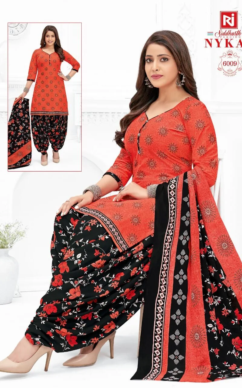 Nykaa Vol 6 Siddharth Wholesale Cotton Dress Material