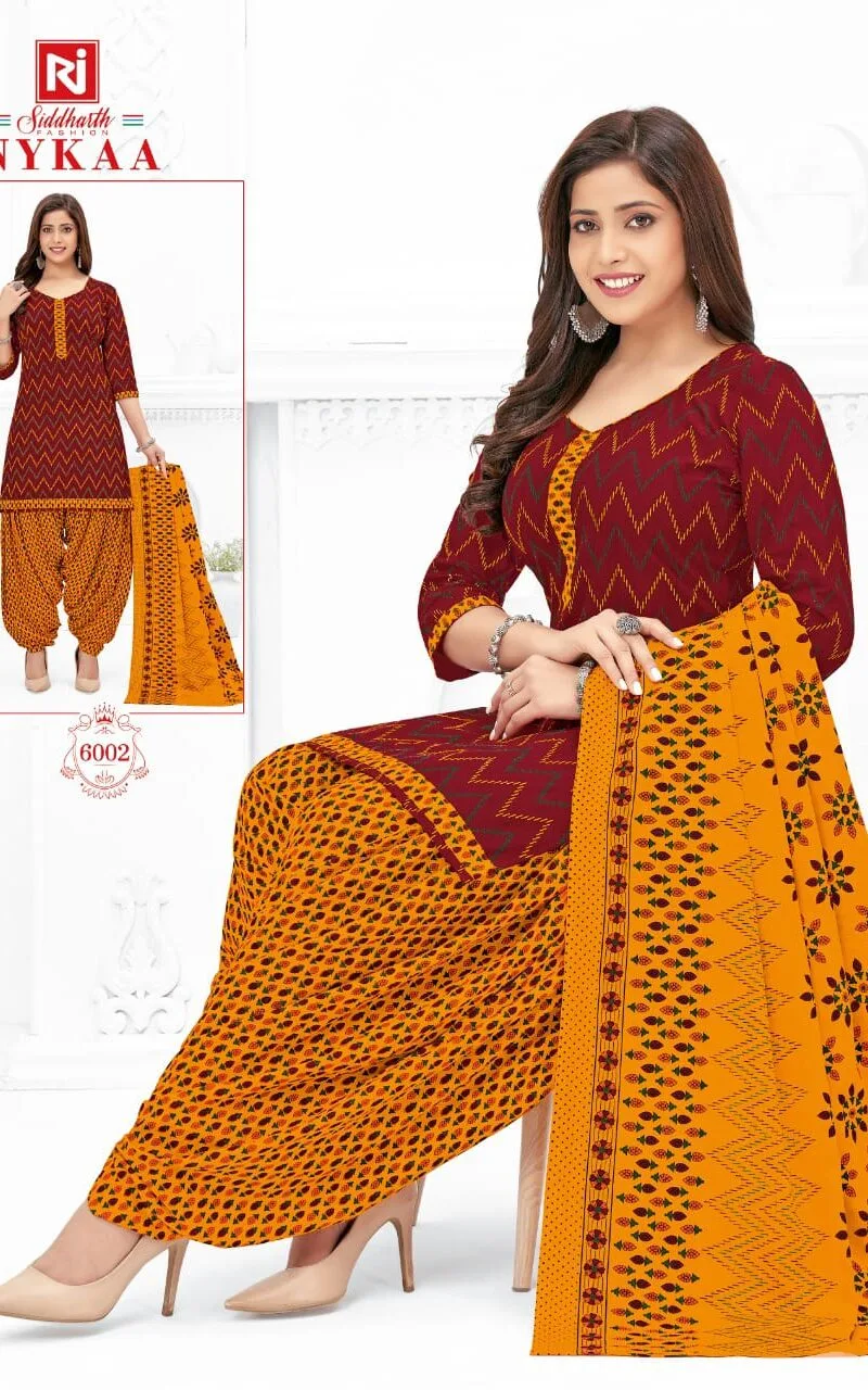 Nykaa Vol 6 Siddharth Wholesale Cotton Dress Material