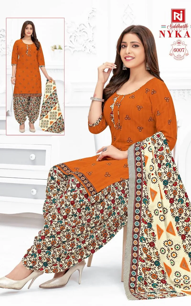 Nykaa Vol 6 Siddharth Wholesale Cotton Dress Material