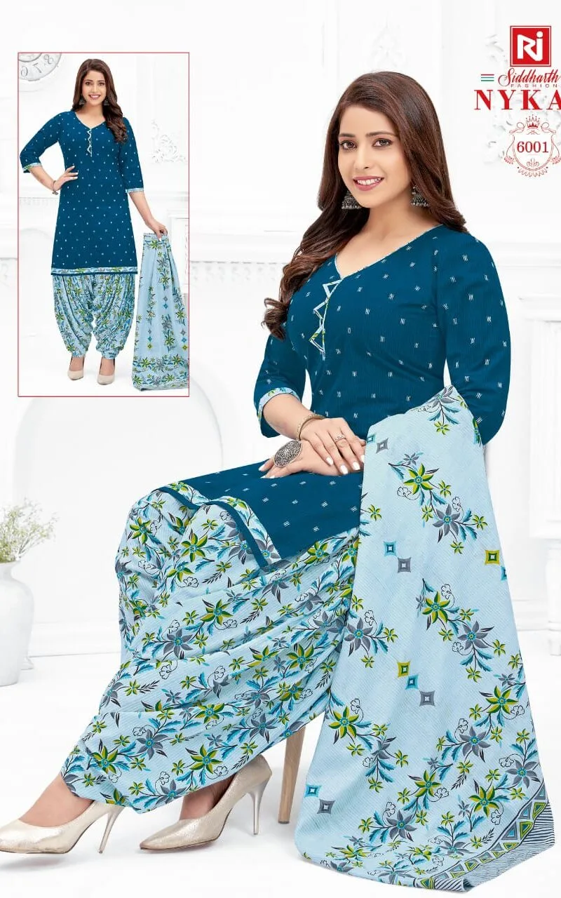 Nykaa Vol 6 Siddharth Wholesale Cotton Dress Material