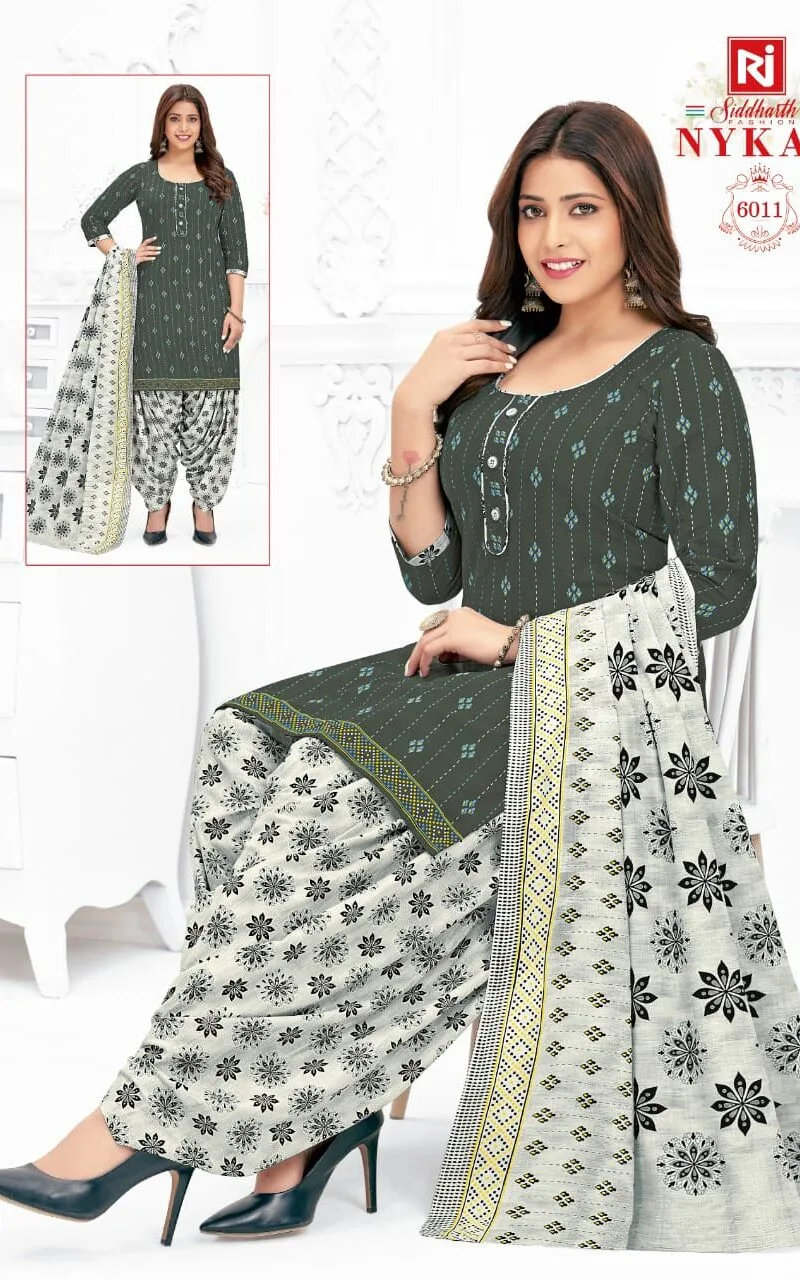 Nykaa Vol 6 Siddharth Wholesale Cotton Dress Material