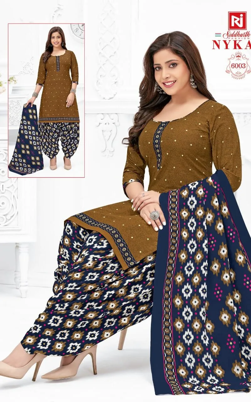 Nykaa Vol 6 Siddharth Wholesale Cotton Dress Material