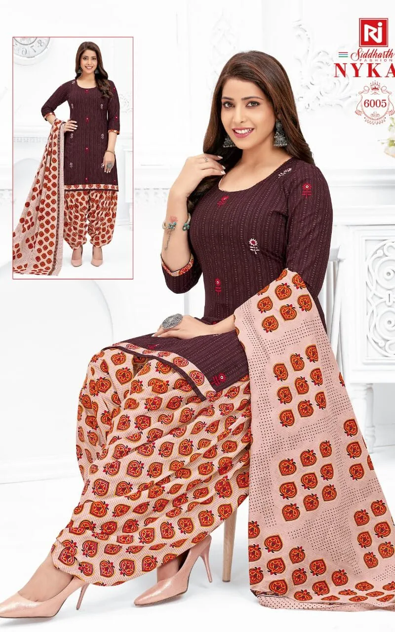 Nykaa Vol 6 Siddharth Wholesale Cotton Dress Material